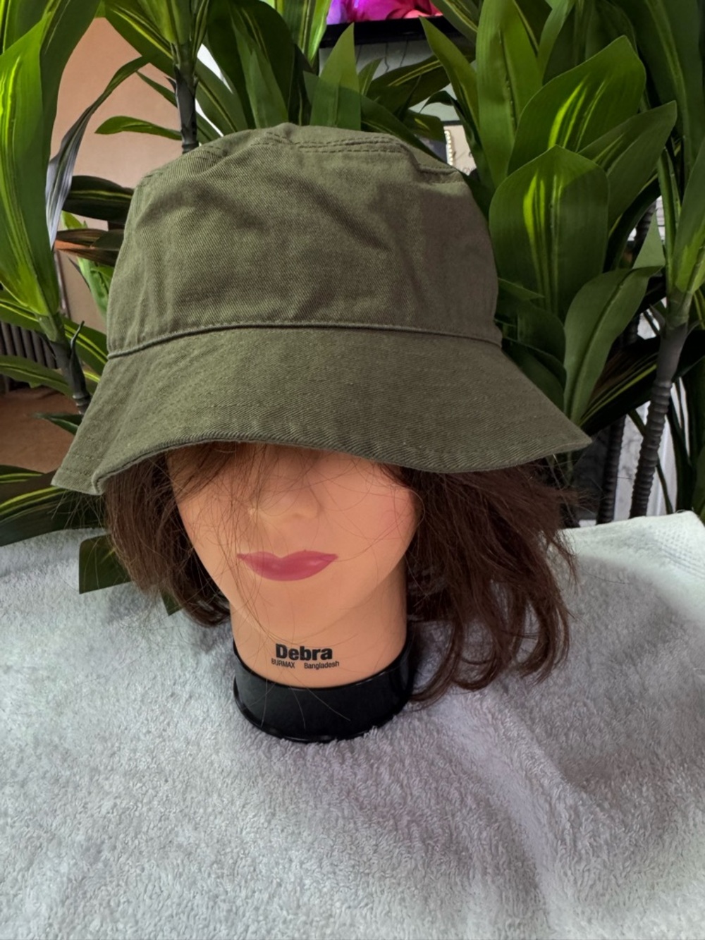 David & Young Unisex Olive Green Bucket Hat | 100% Cotton | One Size